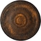 Ekena Millwork Bailey Ceiling Medallion (Fits Canopies up to 4"), Hand-Painted Rust, 18 1/8"OD x 3/4"P CM19BIRUS - alternate 1